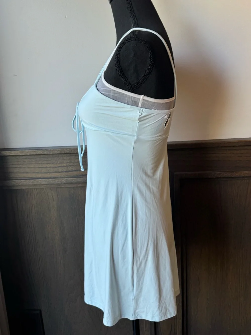 wild fable Pale Blue Tie-Front Slip Dress - Picture 2 of 7